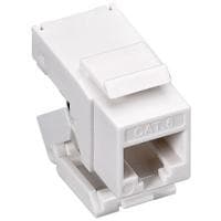 Wentronic Goobay CAT 6 KeyStone RJ45 Jack, UTP uskærmet, 250 MHz - tilslutning: værktøjsløs SNAP-IN (95742)