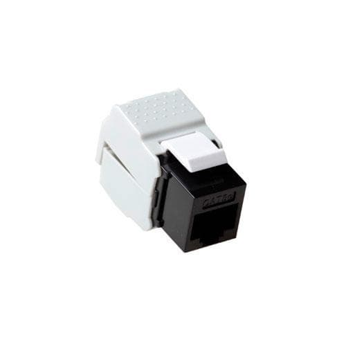 ACT CAT6 Keystone Jack uskærmet værktøjsfri sort. Type: CAT6 Black Keystone utp c6 toolfree bk (TD6010)