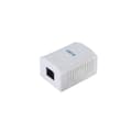 Miniatyrbillede 1 af 2: Udstyr 1-Port Cat.6 overflademonteret hus - 39 mm - 29,5 mm - 54 mm - 27 g - 100 mm - 30 mm (235213)