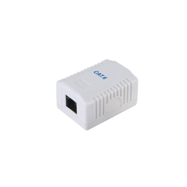 Udstyr 1-Port Cat.6 overflademonteret hus - 39 mm - 29,5 mm - 54 mm - 27 g - 100 mm - 30 mm (235213)