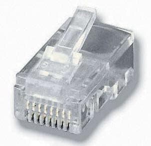 Udstyr 121151 Kabelstik RJ-45 (8P8C) Gennemsigtig