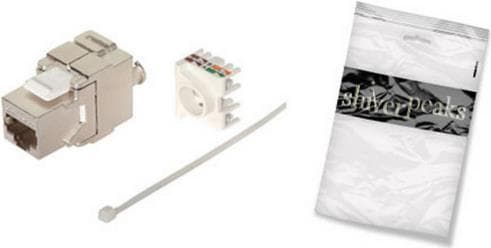 S-Conn BS75004-8 - Flach - Edelstahl - RJ-45 - 500 MHz - 8 Stück(e) (BS75004-8)
