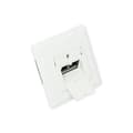 Miniatyrbillede 2 af 2: RJ45 fatning 2x RJ45 Cat6 skærmet planmonteret signal hvid