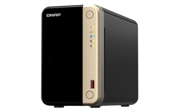 QNAP TS-264 - NAS-server - 2 fack - SATA 6Gb/s - RAID RAID 0, 1, 5, 6, 10, 50, JBOD, 60 - RAM 8 GB - 2.5 Gigabit Ethernet - iSCSI support