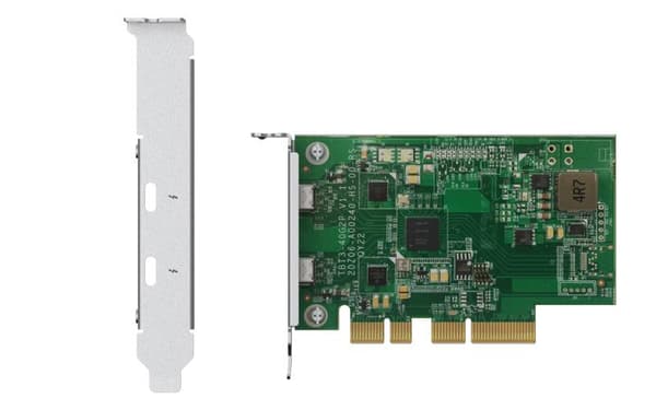 QNAP QXP-T32P - Thunderbolt-adapter - PCIe 3.0 x4 lavprofil - Thunderbolt 3 x 2 - til QNAP TVS-H1288X, TVS-H1688X