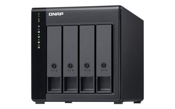 QNAP TL-D400S lagringsenhetskåpa 2,5/3,5'' HDD/SSD-hölje Svart, grå Svart, Grå