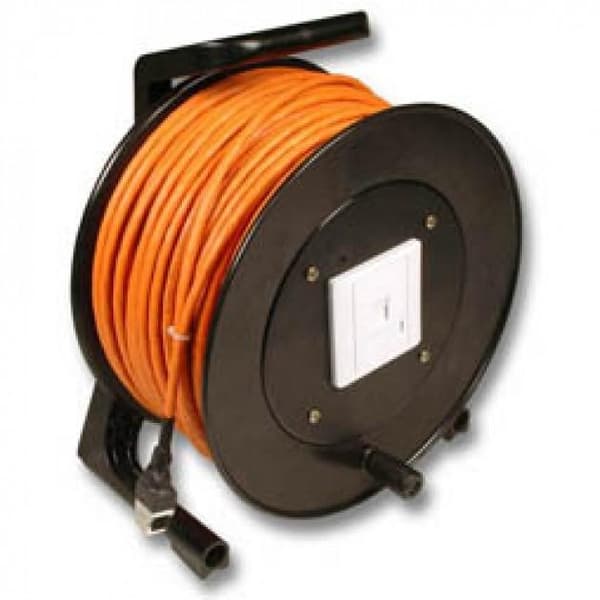 EFB Elektronik RJ45 netværkskabeltromle CAT 6 S/FTP [1x RJ45-stik - 1x RJ45-stik] 50,00 m Grå Flammehæmmende EFB Elektronik