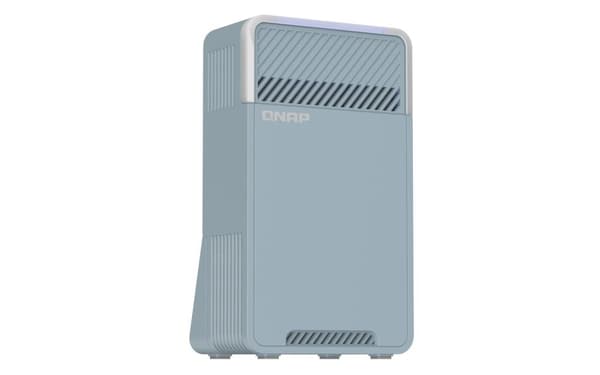 QNAP QMiro-201W trådløs router Gigabit Ethernet Dual Band (2,4GHz / 5GHz) 4G Blå