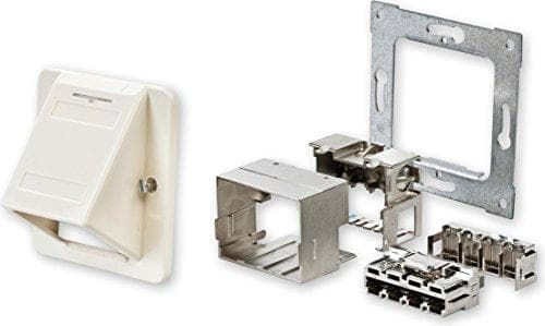 CommScope/AMP Netconn installationssæt rws 2-1711875-1 skrånende 68x68 RAL9010 kommunikationsstik kobber 7330268095139