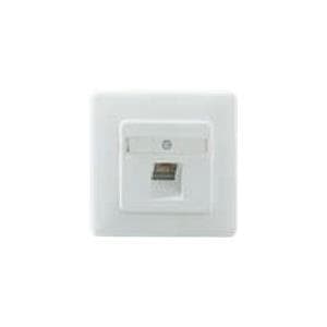 Rutenbeck Cat.6A iso Up rw - kopplingsdosa, infälld - RJ-45 - Pure White (136112030)