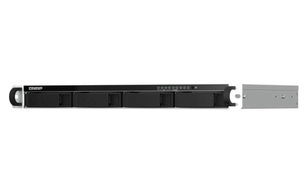 QNAP TS-464eU - NAS-palvelin - 4 lokeroa - rackversio - SATA 6Gb/s - RAID 0, 5, 6, 10, JBOD - RAM 8 GB - iSCSI-tuki - 1U