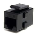 Miniatyrbillede 1 af 2: StarTech.com Cat 6 RJ45 Keystone Jack - Cat6 netværkskoblinger - Hun/hun - Netværkskoblinger - RJ-45 (F) - RJ-45 (F) - CAT 6 - Sort (C6KEYCOUPLER)