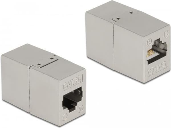 Delock - Netværkskobling - RJ-45 (W) til RJ-45 (W) - STP - CAT 6a (87037)