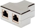 Miniatyrbild 1 av 3: Digitus AT-AG 2X8/8 distans för kablar 2x RJ-45 1x RJ-45 Grå