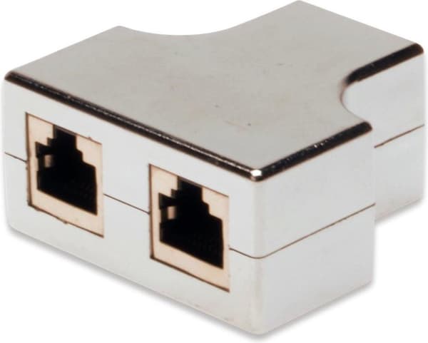 Digitus AT-AG 2X8/8 distans för kablar 2x RJ-45 1x RJ-45 Grå