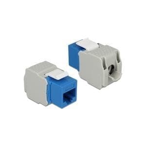 DeLOCK Keystone-modul - Modulær input - RJ-45 - Blå (86343)