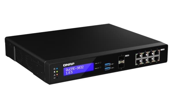 QNAP QuCPE-3032-C3558R-8G - Virtualiseringsapparat - 10 GigE, 2.5 GigE - pilvihallinta - työpöytätietokoneet