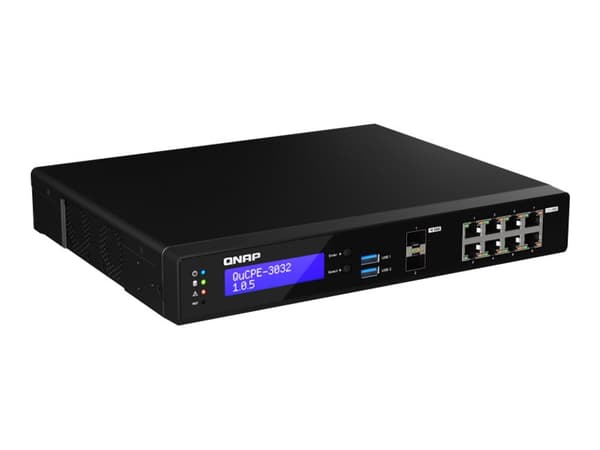 QNAP QuCPE-3032-C3558R-8G - Virtualiseringsapparat - 10 GigE, 2.5 GigE - pilvihallinta - työpöytätietokoneet