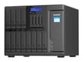 Miniatyrbilde 1 av 5: QNAP TS-1655 - NAS-server - 16 brønner - SATA 6Gb/s - RAID RAID 0, 1, 5, 6, 10, 50, JBOD, 60 - RAM 8 GB - 2.5 Gigabit Ethernet - iSCSI støtte