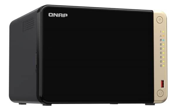 QNAP TS-664 - NAS-server - 6 fack - SATA 6Gb/s - RAID RAID 0, 1, 5, 6, 10, 50, JBOD - RAM 8 GB - 2.5 Gigabit Ethernet - iSCSI support