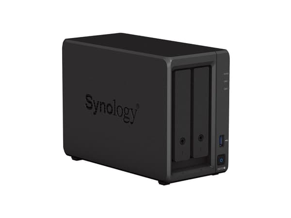 Synology Disk Station DS723+ - NAS-palvelin - 2 paikkaa - RAID 0, 1, JBOD - RAM 2 Gt - Gigabit Ethernet - iSCSI-tuki