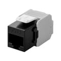Pikkukuva 1 / 4: DS-IT CAT6a UTP Keystone -verkkoliitin – työkaluton – musta (DS-KC-UTP6A-TL-1)