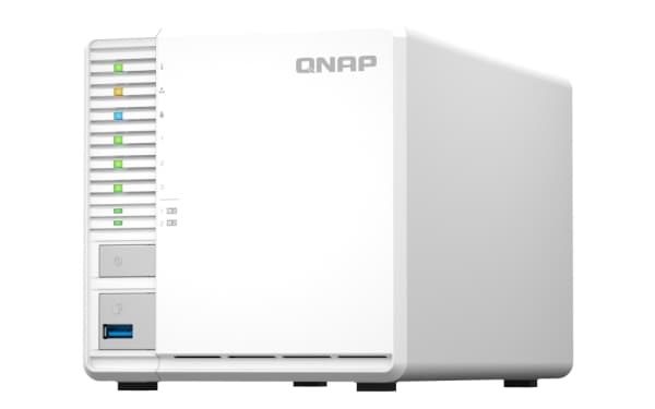 QNAP TS-364 - NAS-server - 3 fack - SATA 6Gb/s - RAID 5 - RAM 8 GB - 2.5 Gigabit Ethernet - iSCSI support