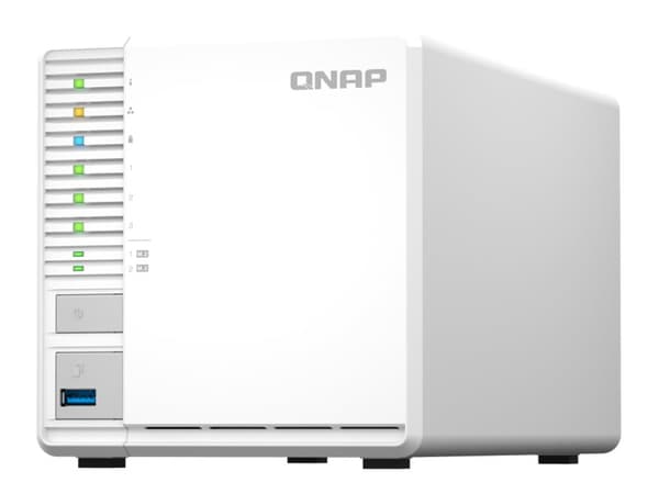 QNAP TS-364 - NAS-server - 3 fack - SATA 6Gb/s - RAID 5 - RAM 8 GB - 2.5 Gigabit Ethernet - iSCSI support Vit