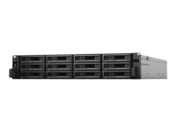 Synology SA6400 - NAS-server - 12 fack - kan monteras i rack - RAID RAID 0, 1, 5, 6, 10, JBOD, RAID F1 - RAM 32 GB - Gigabit Ethernet / 10 Gigabit Et