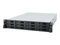 Miniatyrbild 1 av 5: Synology SA6400 - NAS-server - 12 fack - kan monteras i rack - RAID RAID 0, 1, 5, 6, 10, JBOD, RAID F1 - RAM 32 GB - Gigabit Ethernet / 10 Gigabit Et