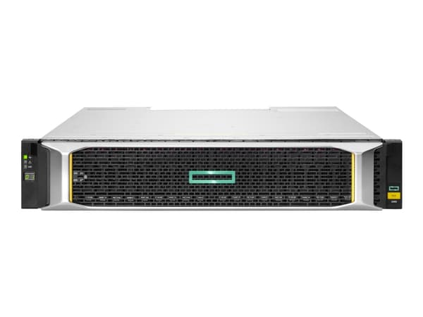HPE Modular Smart Array 2060 12Gb SAS SFF Storage - 6th Generation - harddiskarray - 0 TB - 24 brønner (SAS-3) - SAS 12Gb/s (ekstern) - kan monteres Sølv, Sort