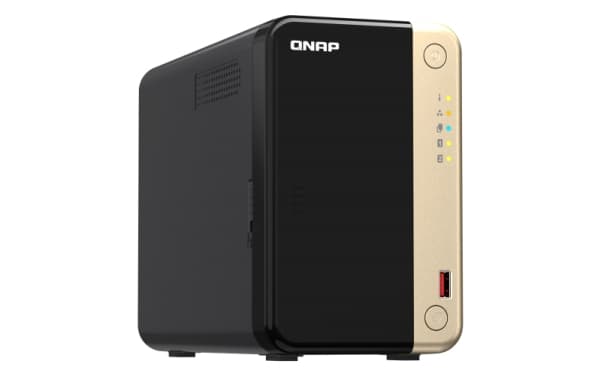 QNAP TS-264 - NAS-server - 2 fack - 16 TB - SATA 6Gb/s - HDD 8 TB x 2 - RAID RAID 0, 1, JBOD - RAM 8 GB - 2.5 Gigabit Ethernet - iSCSI support