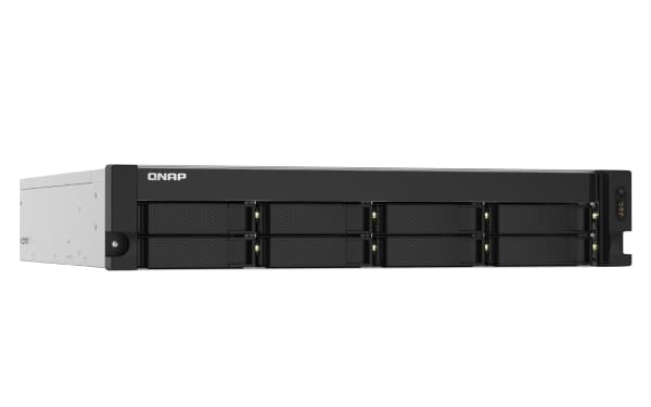 QNAP TS-832PXU-RP - NAS-server - 8 brønner - 64 TB - kan monteres i rack - SATA 6Gb/s - HDD 8 TB x 8 - RAID 0, 1, 5, 6, 10, 50, JBOD, 60 - RAM 4 GB -