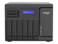Miniatyrbild 1 av 5: QNAP TS-h886 - NAS-server - 8 fack - SATA 6Gb/s - RAID RAID 0, 1, 5, 6, 10, 50, JBOD, 60, RAID TP, TM - RAM 8 GB - 2.5 Gigabit Ethernet - iSCSI suppo
