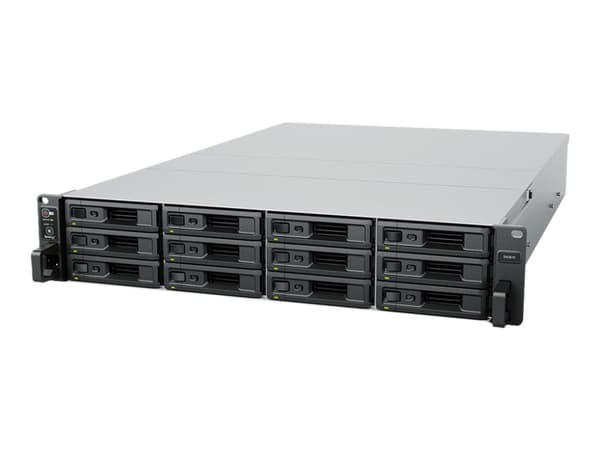 Synology SA3410 - NAS-server - 12 fack - kan monteras i rack - SATA 6Gb/s / SAS - RAID RAID 0, 1, 5, 6, 10, JBOD, RAID F1 - RAM 16 GB - Gigabit Ether