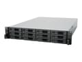 Miniatyrbild 1 av 5: Synology SA3410 - NAS-server - 12 fack - kan monteras i rack - SATA 6Gb/s / SAS - RAID RAID 0, 1, 5, 6, 10, JBOD, RAID F1 - RAM 16 GB - Gigabit Ether