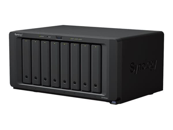 Synology Disk Station DS1823XS+ - NAS-server - 8 brønner - SATA 6Gb/s - RAID 0, 1, 5, 6, 10, JBOD, RAID F1 - RAM 8 GB - Gigabit Ethernet / 10 Gigabit Sort