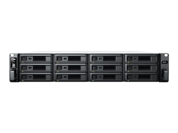 Synology RackStation RS2423+ - NAS-server - 12 fack - kan monteras i rack - SATA 6Gb/s - RAID RAID 0, 1, 5, 6, 10, JBOD - RAM 8 GB - Gigabit Ethernet