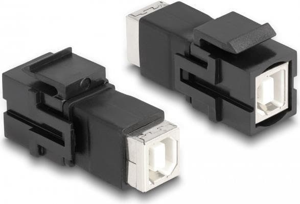 Delock Keystone-modul USB 2.0 type B hun til USB 2.0 type B hun sort (86600)