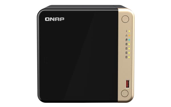 QNAP TS-464 - NAS-server - 4 fack - SATA 6Gb/s - RAID RAID 0, 1, 5, 6, 10, JBOD - RAM 8 GB - 2.5 Gigabit Ethernet - iSCSI support