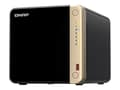 Miniatyrbild 1 av 5: QNAP TS-464 - NAS-server - 4 fack - SATA 6Gb/s - RAID RAID 0, 1, 5, 6, 10, JBOD - RAM 8 GB - 2.5 Gigabit Ethernet - iSCSI support