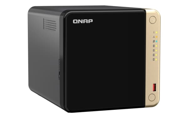 QNAP TS-464 - NAS-server - 4 fack - 32 TB - SATA 6Gb/s - HDD 8 TB x 4 - RAID 0, 1, 5, 6, 10, JBOD - RAM 8 GB - 2.5 Gigabit Ethernet - iSCSI support