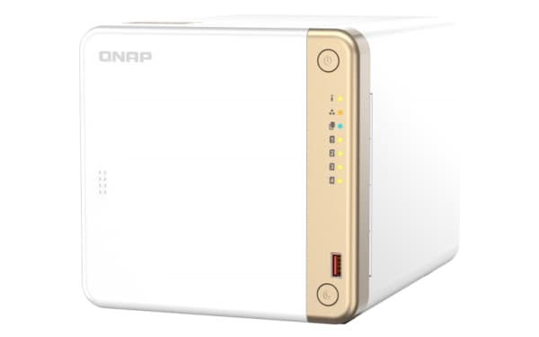 QNAP TS-462 - NAS-server - 4 fack - SATA 6Gb/s - RAID RAID 0, 1, 5, 6, 10, JBOD - RAM 4 GB - 2.5 Gigabit Ethernet - iSCSI support