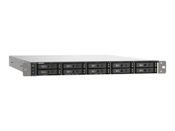 QNAP TS-h1090FU - NAS-server - 10 fack - kan monteras i rack - SATA 6Gb/s / PCIe (NVMe) / U.2 - RAID RAID 0, 1, 5, 6, 10, 50, JBOD, 60 - RAM 128 GB -