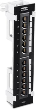 Miniatyrbillede 1 af 6: TRENDnet TC-P12C6V - Patch Panel - velegnet til vægmontering - CAT 6 - UTP - RJ-45 X 12
