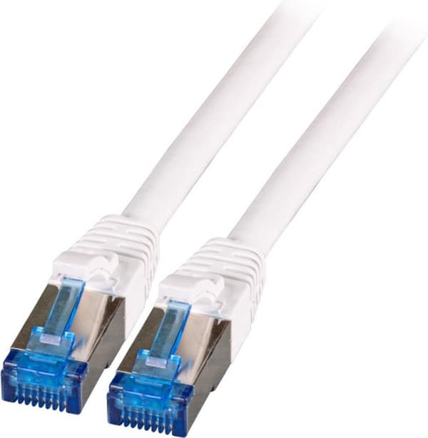 Valmistaja: EFB Elektronik RJ45 patch-kaapeli S/FTP, Cat.6A,Cat.7 raakakaapeli TPE superflex, 30m, valkoinen Suojattu Cat.6A RJ45 patch-kaapeli GHMT:n
