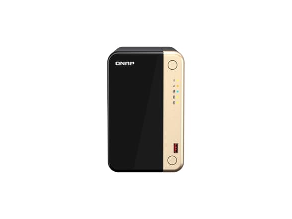 QNAP TS-264, NAS, Tower, Intel® Celeron®, N5095, 8 GB, 0 TB