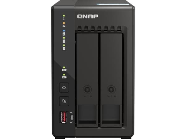 QNAP Systems TS-253E-8G 2TB 870 EVO SSD Bundle NAS sisältäen 2x 1TB 870 EVO 2.5" SATA SSD (BDL_TS-253E-8G+MZ-77E1T0B/EU)