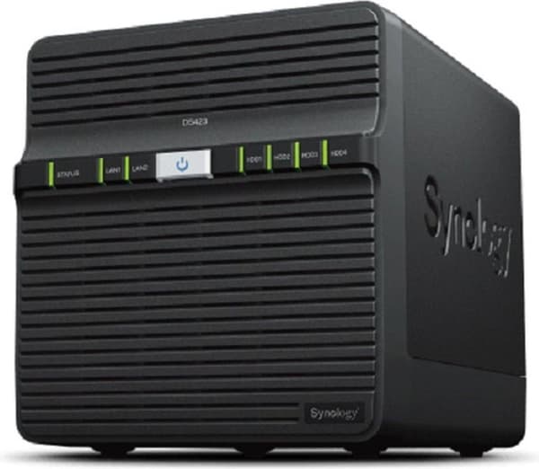 Synology DiskStation DS423, NAS, Realtek, RTD1619B, Sort Sort