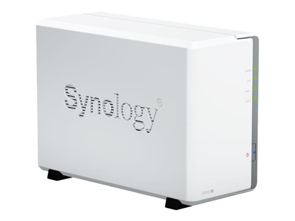 Synology Disk Station DS223J - NAS-server - SATA 6Gb/s - RAID RAID 0, 1, JBOD - RAM 1 GB - Gigabit Ethernet - iSCSI support